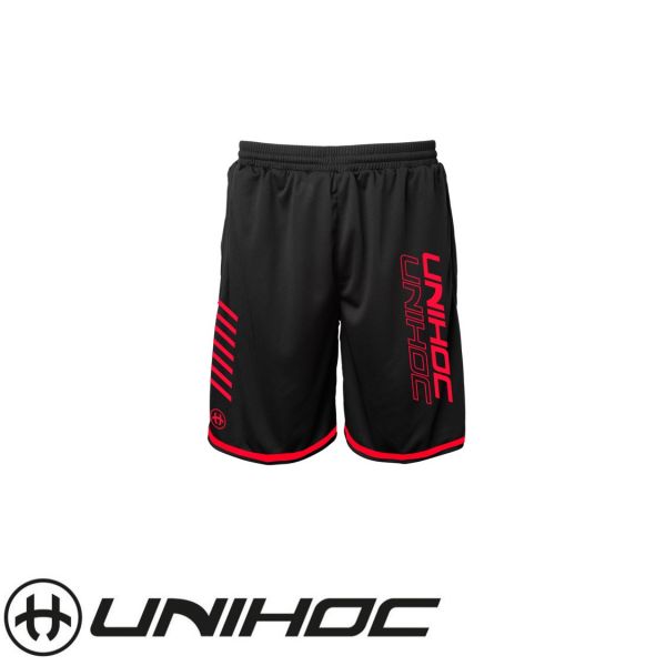 Unihoc Shorts VENDETTA schwarz/rot