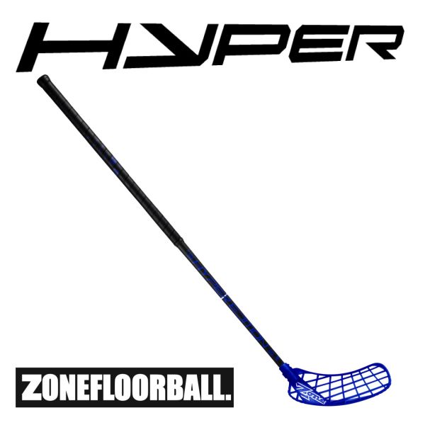 Floorball Schläger Zone HYPER Composite 29 schwarz/blau