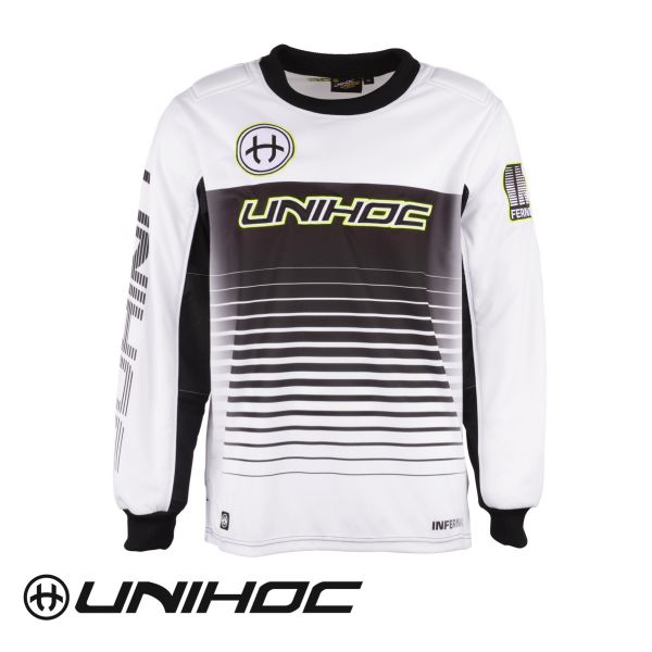 Unihoc INFERNO TW-Pullover weiß/schwarz