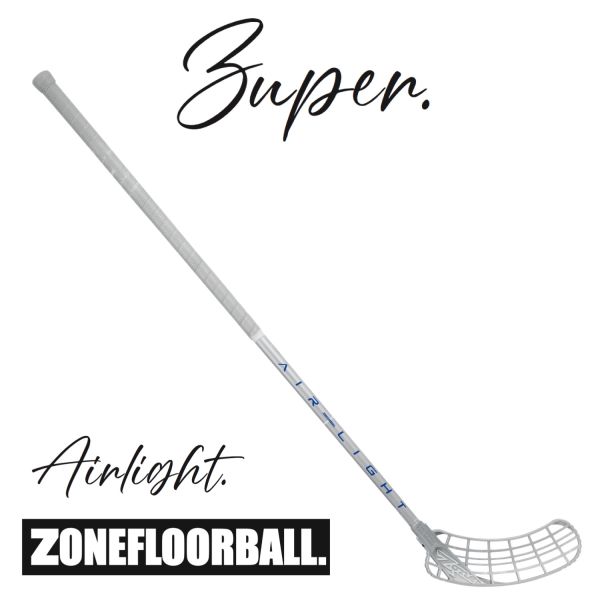 Floorballschläger - Zone ZUPER Airlight 27 silber/blau