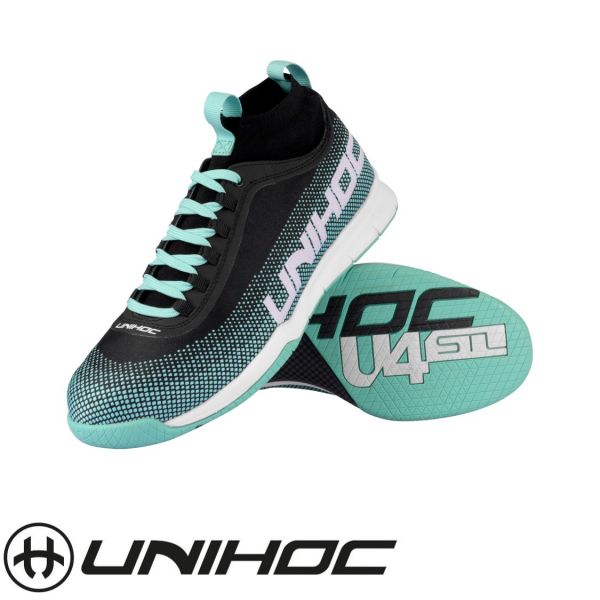 Unihoc Schuh U4 STL MidCut türkis