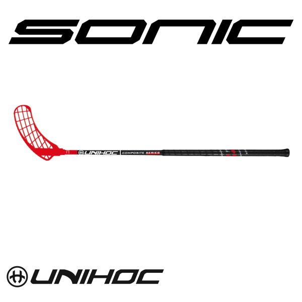 Unihoc SONIC Composite 29 schwarz/rot