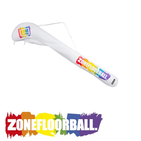 Zone Stickbag PRIDE Senior weiß/rainbow