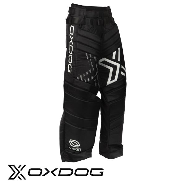 Floorball Torhüter Hose - Oxdog VISION schwarz/weiß.jpg