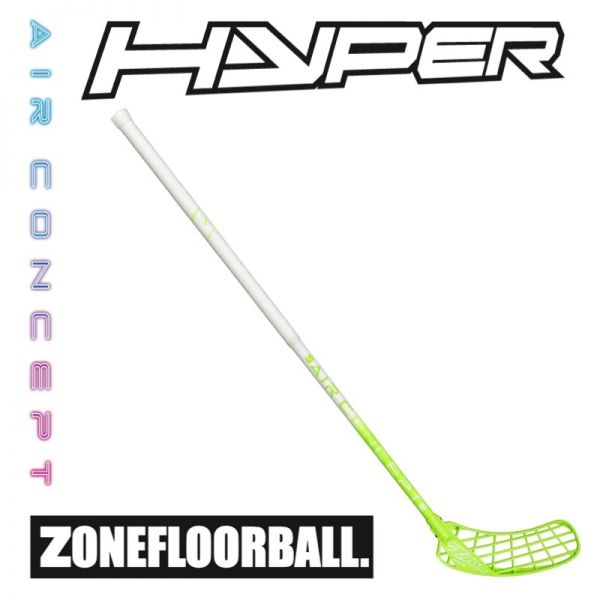 Unihockey Stick - Zone HYPER AIR Superlight 29 weiß/grün
