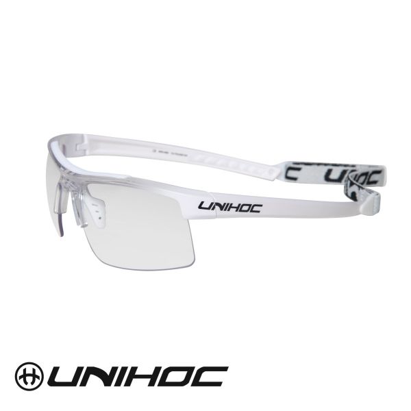 Unihoc Sportbrille ENERGY Senior weiß