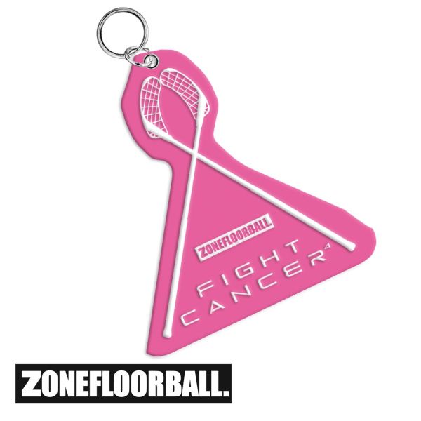 Zone Schlüsselanhänger FIGHT CANCER 4 pink