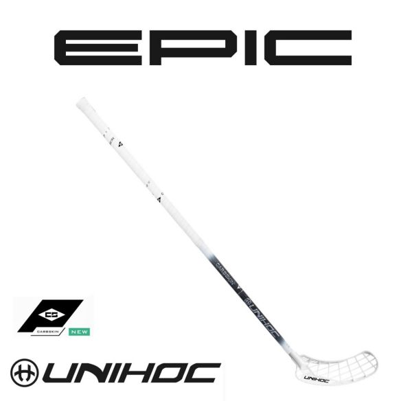 Unihoc EPIC CARBSKIN 26 White Edt. weiß