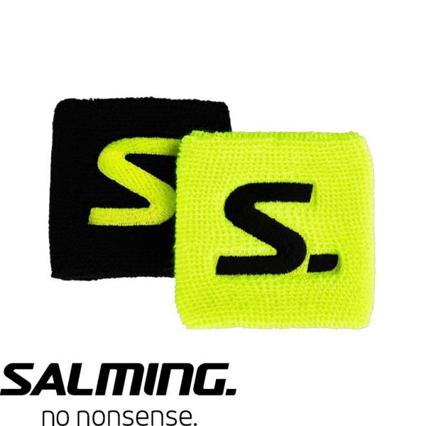 Salming Schweißband SHORT (2er Pack) Gelb/Schwarz