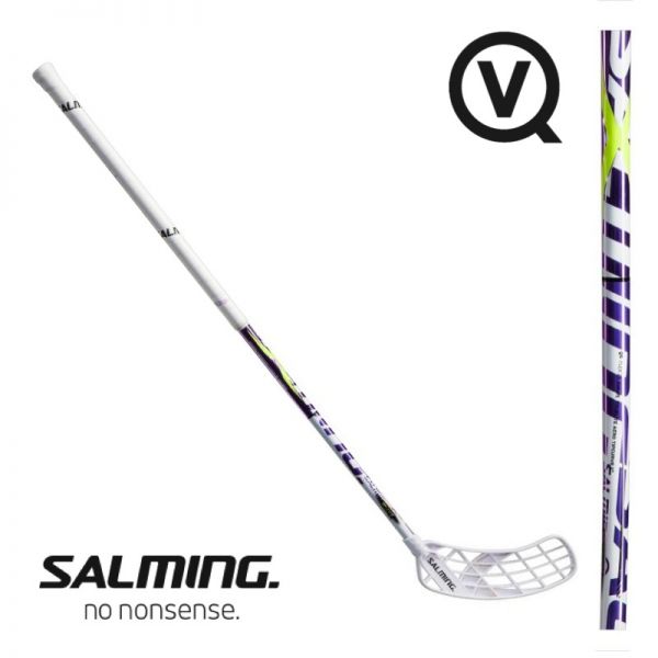 Salming Floorballschläger QUEST 5 X-Shaft Tourlite TipCurve 2.0° 29 weiß