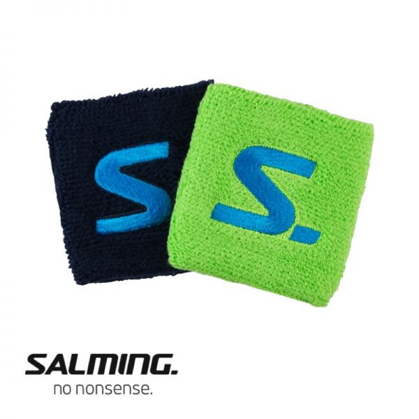 Salming Schweißband SHORT (2er Pack) Blau/Grün
