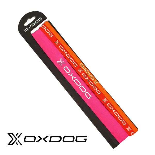 Floorball Haarband - Oxdog Haarband PROCESS (3er-Pack) pink/rot/orange
