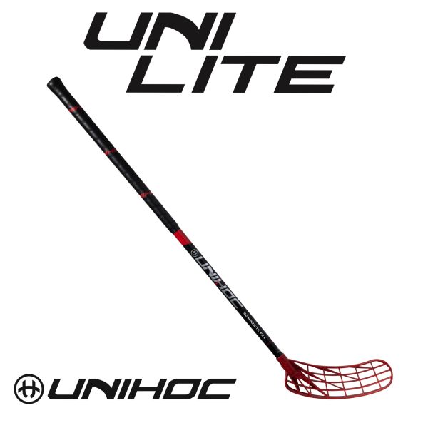 Floorballschläger - Unihoc UNILITE Composite 34 schwarz rot.jpg