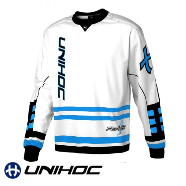 Unihoc FEATHER TW-Pullover weiß/blau