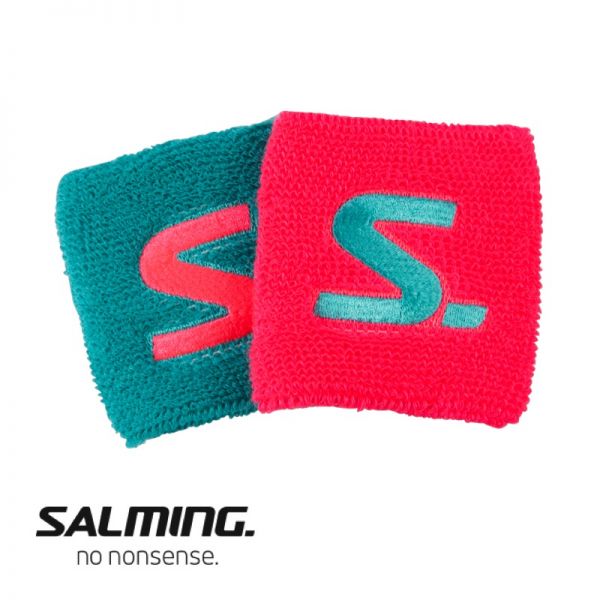 Salming Schweißband SHORT (2er Pack) Türkis/Pink