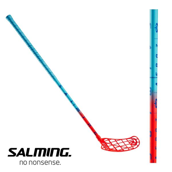 Zorro Floorball Schläger - Salming AERO Z Composite 32 blau/rot