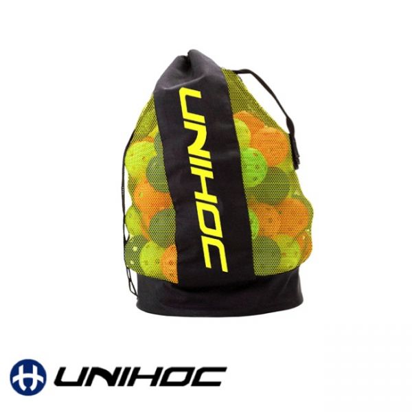 Floorball - Unihoc Ballsack CLASSIC neon gelb