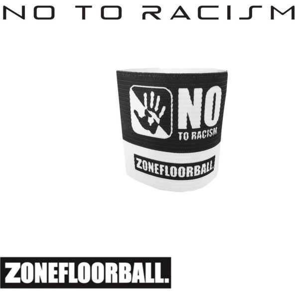 ZONE Kapitänsbinde NO TO RACISM Schwarz/Weiß