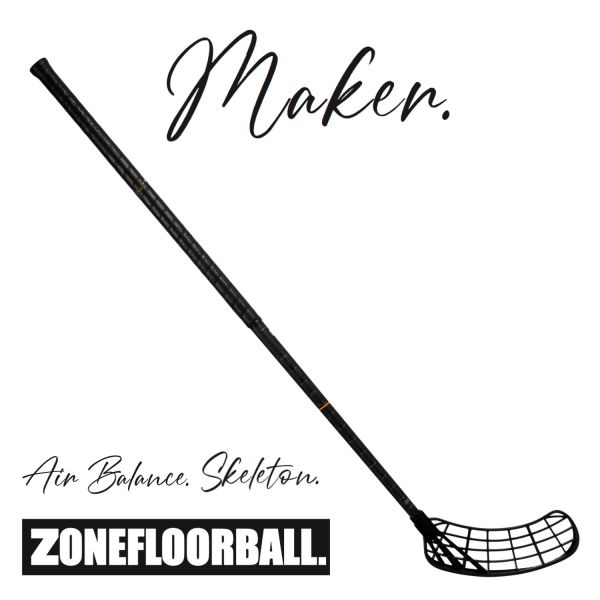 Floorballschläger - Zone MAKER BALANCE Skeleton 27 schwarz