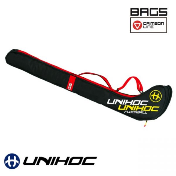Unihoc Stickbag CRIMSON LINE Senior schwarz