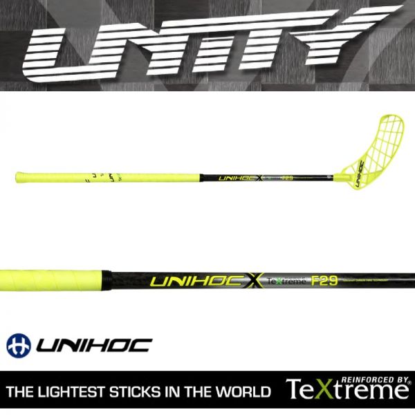 Unihoc UNITY TEXTREME FeatherLight 29 neon gelb