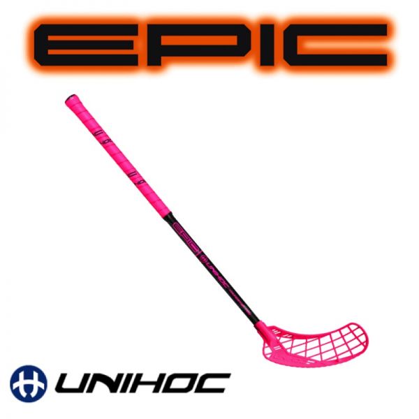 Kinder Floorball Schläger Unihoc EPIC Youngster 36 neon pink