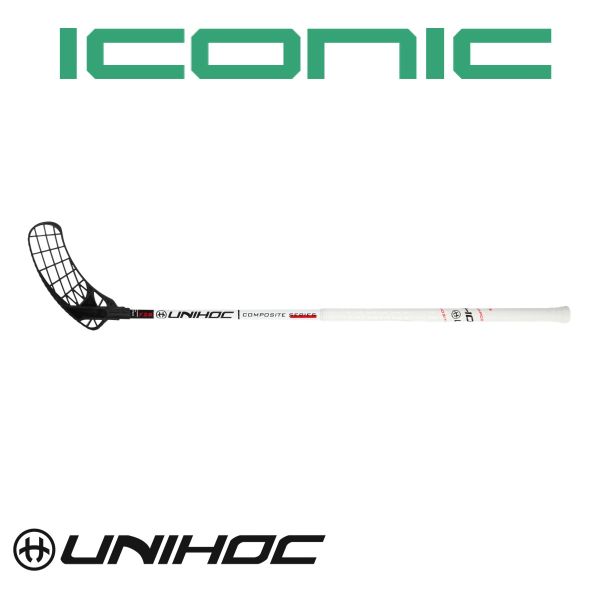 Unihoc ICONIC FeatherLight Composite 28 weiß/schwarz