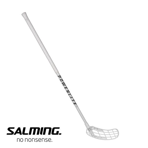 Floorball Schläger Salming QUEST 1 Powerlite Aero 27 Oval weiß/schwarz