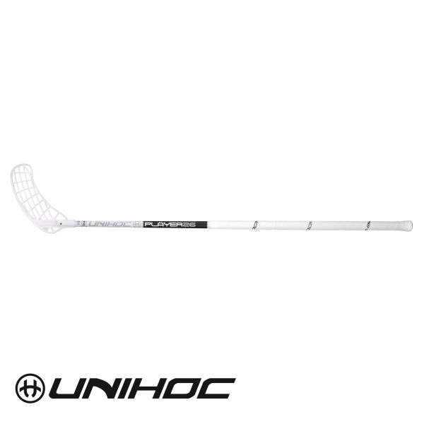 Unihoc PLAYER 26 X-LONG Weiß/Schwarz