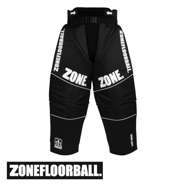 Floorball Torwarthose - Zone TW-Hose UPGRADE schwarz weiß