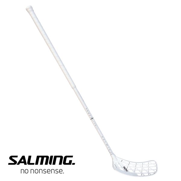 Floorball Schläger - Salming FLOW Powerlite Aero 27 oval weiß