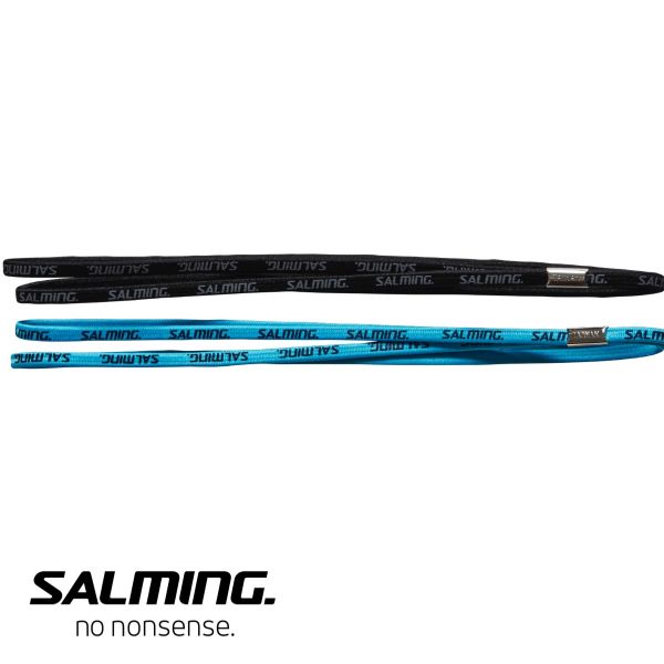 Salming Haarband TWIN schwarz/blau (2er Pack)