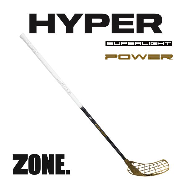Floorballschläger - ZONE HYPER POWER SUPERLIGHT 27 raw/gold.jpg