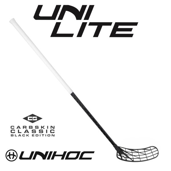 Floorballschläger - Unihoc UNILITE CARBSKIN Featherlight 26 black Edition.jpg