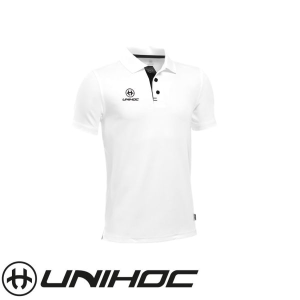 Unihoc Poloshirt TECHNIC weiß