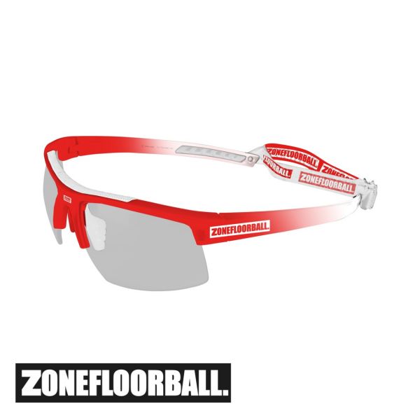 Zone Sportbrille PROTECTOR Kids weiß/rot