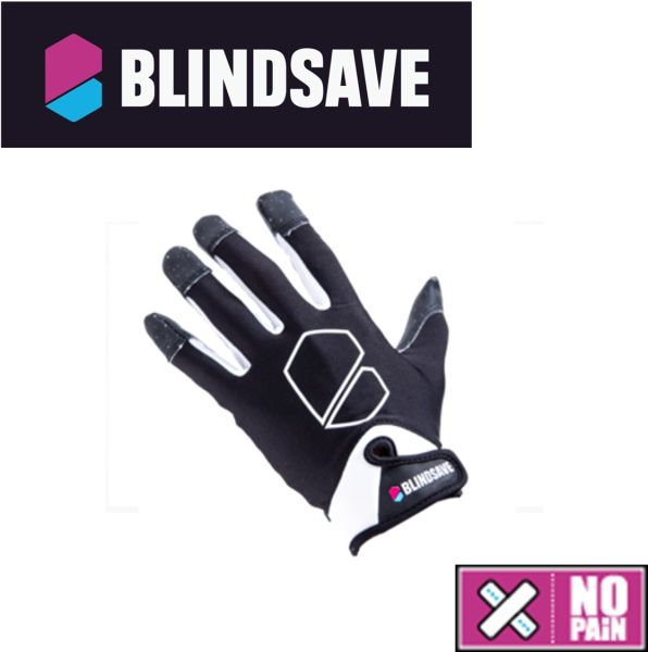 BLINDSAVE Torwarthandschuhe Schwarz