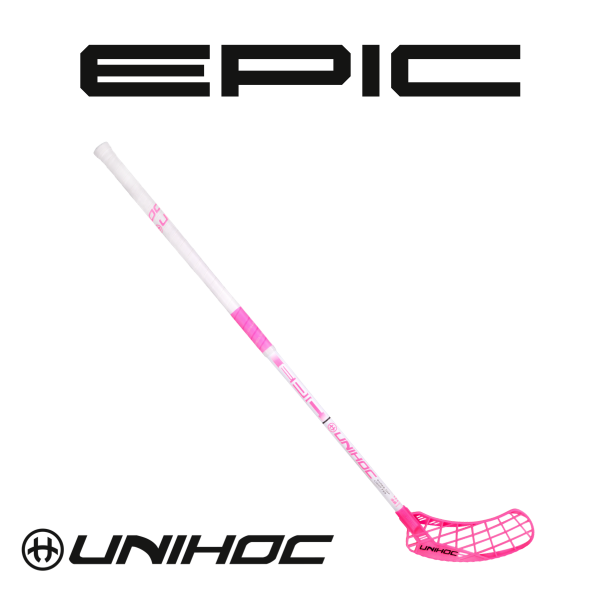 Unihoc EPIC SuperTopLight 29 weiß/pink