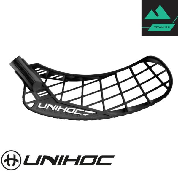 Unihoc EPIC TITAN Hart schwarz