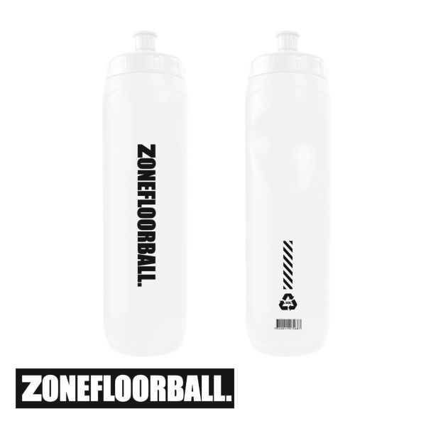 Zone Floorball Trinkflasche WATERBREAK weiß (1L)