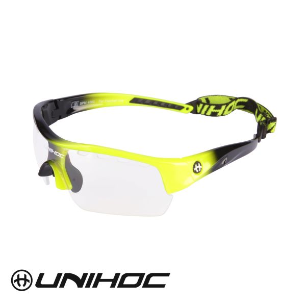 Unihoc Sportbrille VICTORY Junior gelb / schwarz