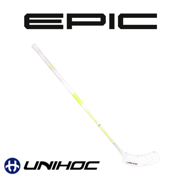 Unihoc EPIC TopLight II 26 weiß/gelb