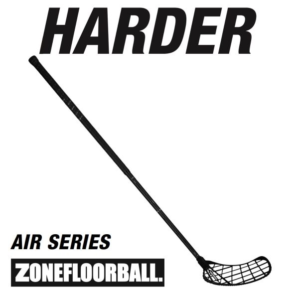 Floorball Schläger Zone HARDER Airlight 27 dreifach schwarz
