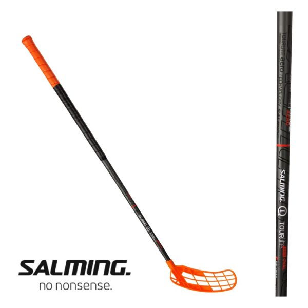 Salming QUEST 1 TourLite Aero KickZone 27 Schwarz oval