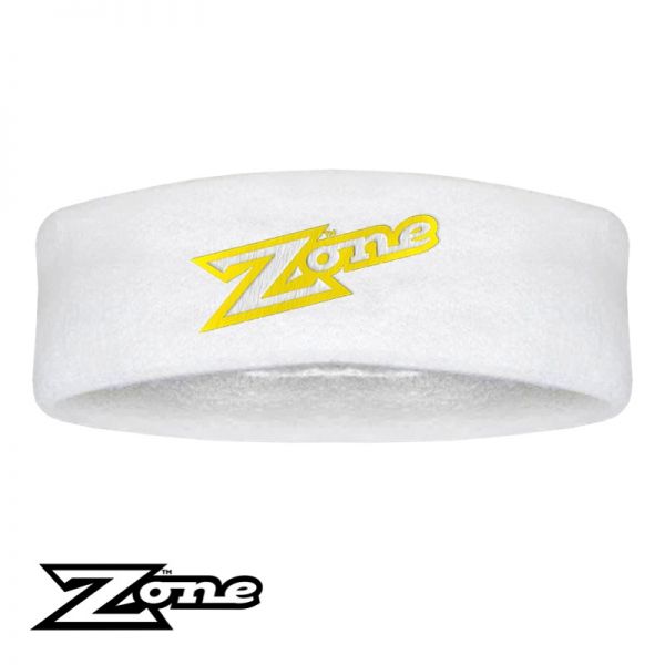 Zone Stirnband OLD SCHOOL weiß