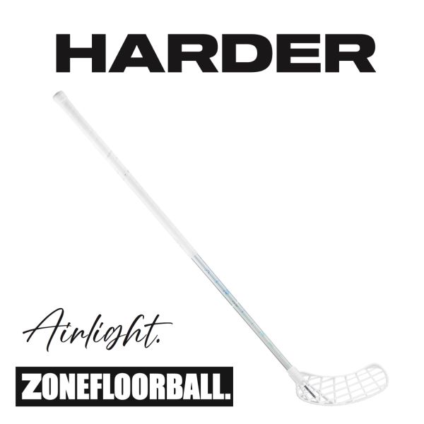 Floorball Schläger - Zone HARDER Airlight 27 D- silber