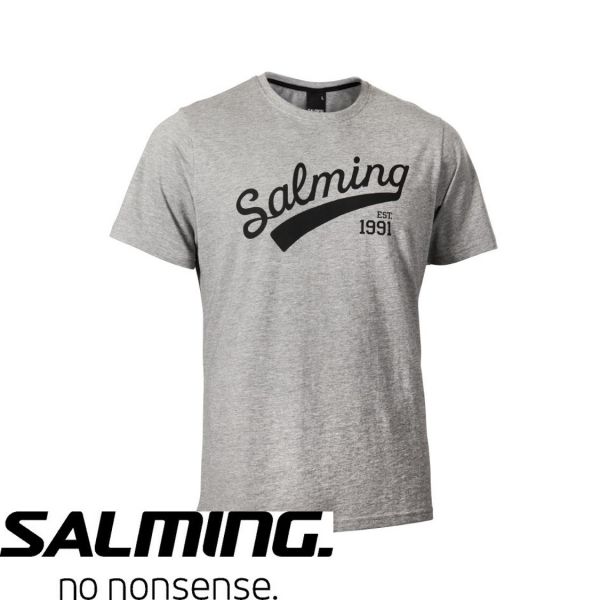 Salming T-Shirt LOGO TEE Grau