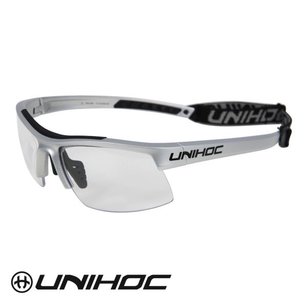 Unihoc Sportbrille ENERGY Kids silber/schwarz