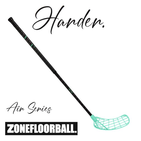 Floorball Schläger - Zone HARDER AIR 29 schwarz/eismint