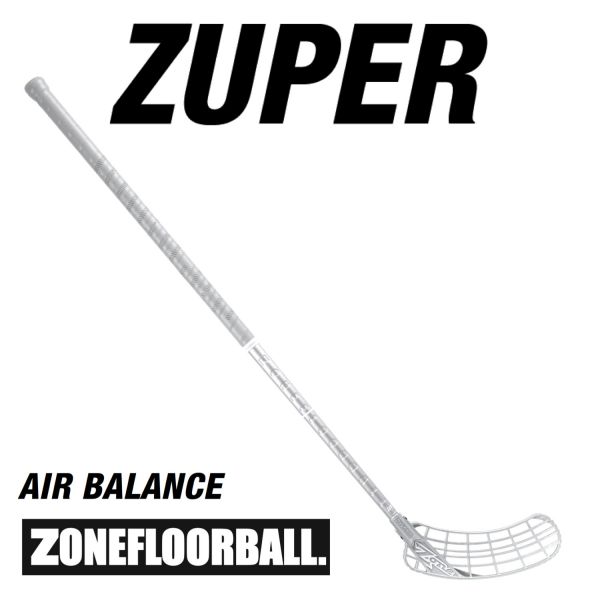 Floorball Schläger Zone ZUPER AIR BALANCE Superlight 27 Player's Choice silber